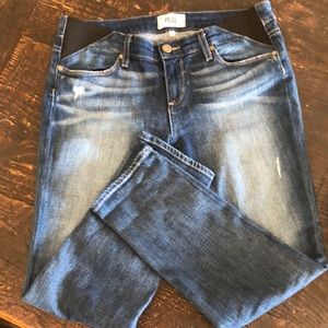 Paige Maternity Jimmy Jimmy Crop Jeans- Penelope
